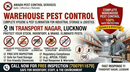 Professional Warehouse Pest Control Service in Transport Nagar Lucknow