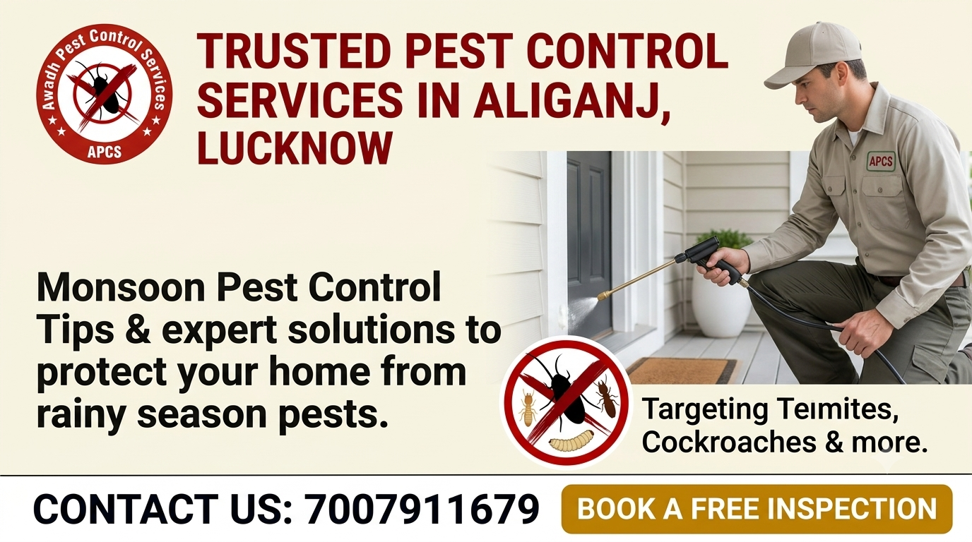 Professional Pest Control Services in Aliganj Lucknow by Awadh Pest Control Services